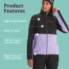MARMOT Women’s Rocklin Full Zip Fleece Jacket(Black/Paisley)