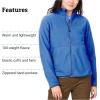 MARMOT Women’s Rocklin Full Zip Fleece Jacket(Blue Bonnet)