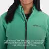 MARMOT Women’s Rocklin Full Zip Fleece Jacket(Clover/Rosin Green)