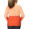 MARMOT Women’s Rocklin Full Zip Fleece Jacket(Fresh Apricot/Ginger Blossom)