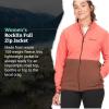 MARMOT Women’s Rocklin Full Zip Fleece Jacket(Grapefruit/Pinecone)