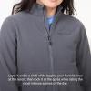 MARMOT Women’s Rocklin Full Zip Fleece Jacket(Steel Onyx)