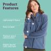 MARMOT Women’s Rocklin Full Zip Fleece Jacket(Storm)