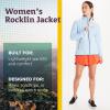 MARMOT Women’s Rocklin Full Zip Fleece Jacket(Tide Blue)