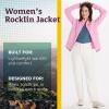 MARMOT Women’s Rocklin Full Zip Fleece Jacket(Wild Orchid)