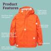 MARMOT boys Kid’s Precip Eco Jacket(Flame)