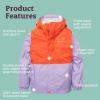 MARMOT boys Kid’s Precip Eco Jacket(Red Sun/Paisley Purple)