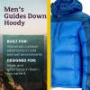 MARMOT mens Guides Down Hoody Jacket(Cobalt Blue/Blue Night)