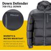 MARMOT mens Guides Down Hoody Jacket(Slate Grey/Cinder)