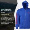 MARMOT mens Marmot for Life Full Zip Hoody(Trail Blue)