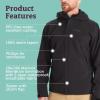 MARMOT mens Precip Eco Pro Jacket(Black)