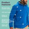 MARMOT mens Precip Eco Pro Jacket(Dark Azure)