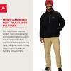 MARMOT mens Wanderer High Pile Fleece Pullover(Black)