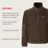 MARMOT mens Wanderer High Pile Fleece Pullover(Hickory Nut)