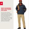 MARMOT mens Wanderer High Pile Fleece Pullover(Thunderhead/Claystone)