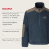 MARMOT mens Wanderer High Pile Fleece Pullover(Thunderhead/Claystone)