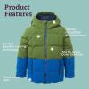 MARMOT unisex-child Kid’s Polar Down Jacket(Foliage/Dark Azure)