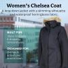 MARMOT womens Chelsea Waterproof Down Rain Coat, Fill Power 700(Jet Black)