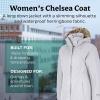MARMOT womens Chelsea Waterproof Down Rain Coat, Fill Power 700(Platinum)