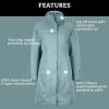 MARMOT womens Chelsea Waterproof Down Rain Coat, Fill Power 700(Urban Army)