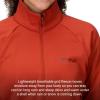 MARMOT womens Leconte 1/2 Zip Fleece Jacket(Sumac)