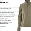 MARMOT womens Leconte Fleece 1/2 Zip(Vetiver)