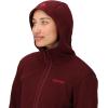 MARMOT womens Women’s Drop Line Full-zip Hoody(Acai Berry Heather)
