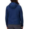 MARMOT womens Women’s Drop Line Full-zip Hoody(Arctic Navy Heather)