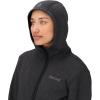 MARMOT womens Women’s Drop Line Full-zip Hoody(Black Heather)