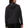 MARMOT womens Women’s Drop Line Full-zip Hoody(Black Heather)