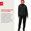 MARMOT womens Women’s Drop Line Full-zip Hoody(Black Heather)