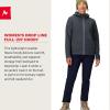 MARMOT womens Women’s Drop Line Full-zip Hoody(Steel Onyx Heather)