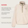 MARMOT womens Women’s Wanderer High Pile Fleece Pullover(Birch Bark)