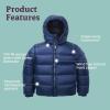Marmot Kids Guides Down Hoody – 700 Fill Insulated, Water-Resistant, Lightweight Puffer Jacket with Hood(Navy)