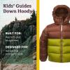 Marmot Kids Guides Down Hoody – 700 Fill Insulated, Water-Resistant, Lightweight Puffer Jacket with Hood(Pinecone/Cilantro)