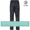 Marmot Men’s PreCip Eco Rain Pant – Lightweight, Waterproof, Packable Hiking Pants Made with Recycled Materials(Black 2)