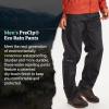 Marmot Men’s PreCip Eco Rain Pant – Lightweight, Waterproof, Packable Hiking Pants Made with Recycled Materials(Black)