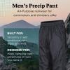 Marmot Men’s PreCip Eco Rain Pant – Lightweight, Waterproof, Packable Hiking Pants Made with Recycled Materials(Jet Black)