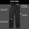 Marmot Men’s PreCip Eco Rain Pant – Lightweight, Waterproof, Packable Hiking Pants Made with Recycled Materials(Jet Black)