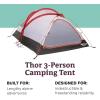 Marmot Thor 3-Person Tent | Easy Set-Up, Water-Resistant, Storm Ready, Blaze, 3 Person