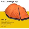 Marmot Thor 3-Person Tent | Easy Set-Up, Water-Resistant, Storm Ready, Blaze, 3 Person