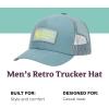Marmot Unisex-Adult Retro Trucker Hat(Blue Agave)