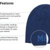 Marmot Unisex-Adult Summit Hat – Knit Skullcap Beanie(Arctic Navy/Dark Azure)