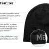 Marmot Unisex-Adult Summit Hat – Knit Skullcap Beanie(Black/Steel Onyx)