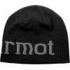 Marmot Unisex-Adult Summit Hat – Knit Skullcap Beanie(Black/Steel Onyx)