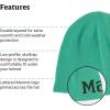 Marmot Unisex-Adult Summit Hat – Knit Skullcap Beanie(Clover/Dark Jungle)