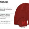 Marmot Unisex-Adult Summit Hat – Knit Skullcap Beanie(Pecan/Sumac)