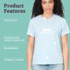 Marmot Women’s Logo T-Shirts – Printed Graphic on Cotton Tee(Culebra Tide Blue)