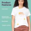 Marmot Women’s Logo T-Shirts – Printed Graphic on Cotton Tee(Culebra White/Orange)