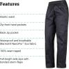 Marmot Womens Precip Eco Full Zip Pant(Black – Latest Collection)
